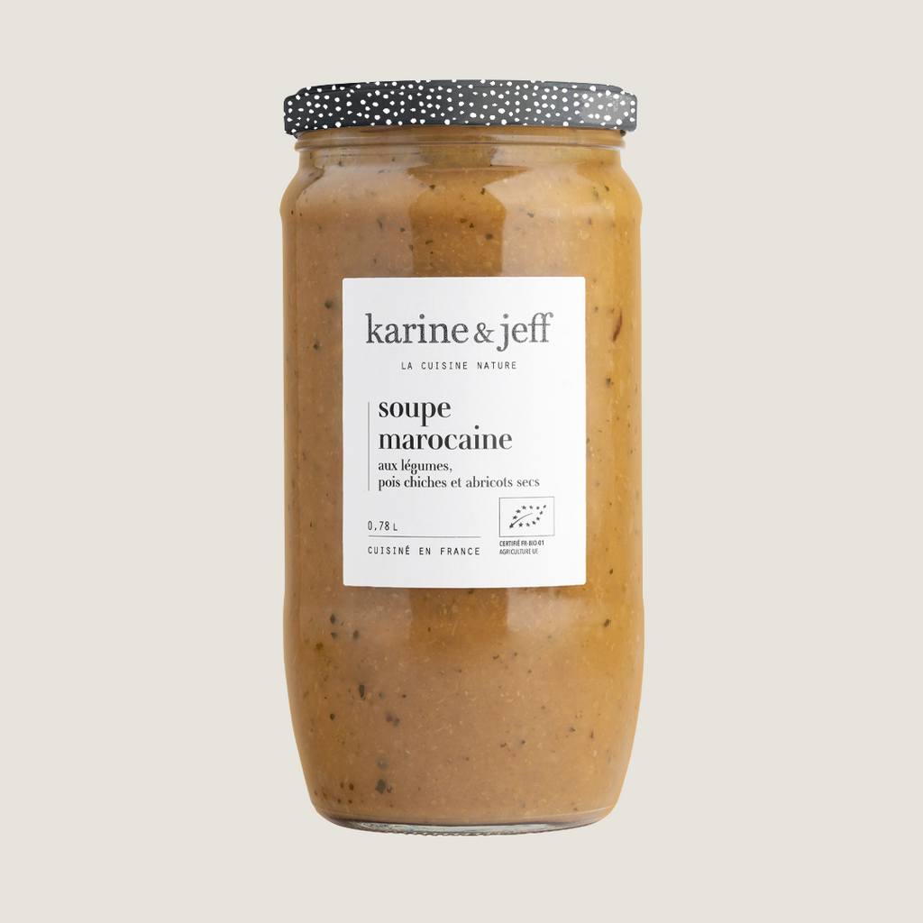 Soupe Marocaine - aux légumes, pois chiches et abricots secs 78 cl
