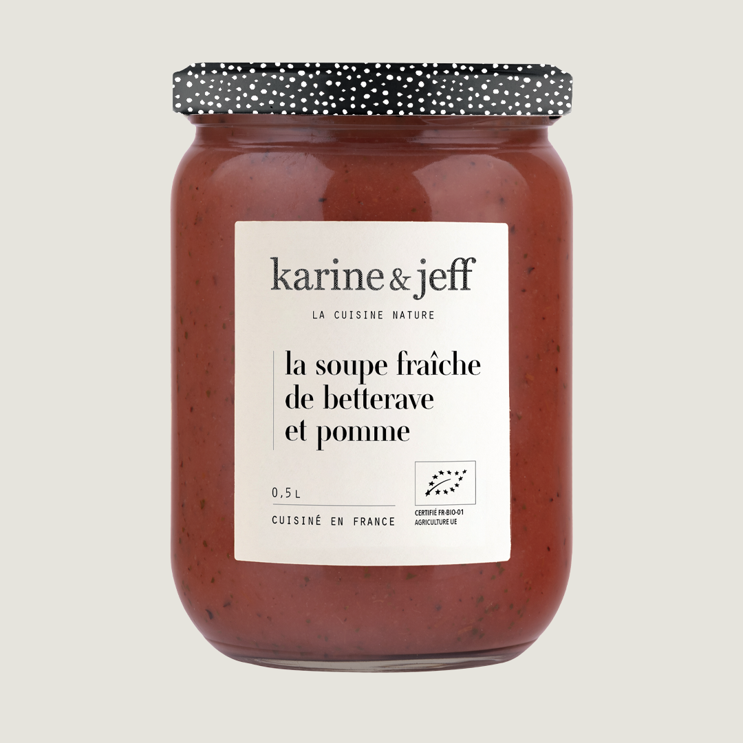 La soupe fraîche de betterave et pomme 50 cl