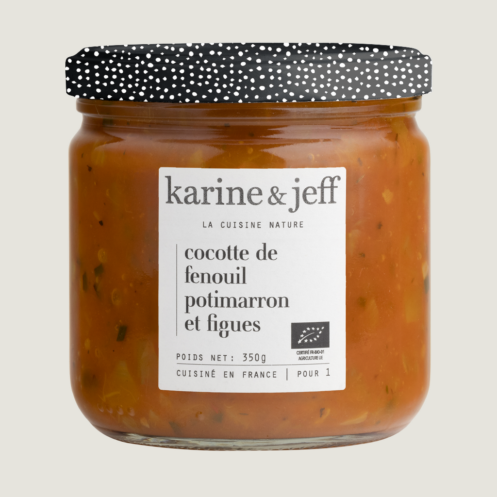 Cocotte de fenouil, potimarron et figues