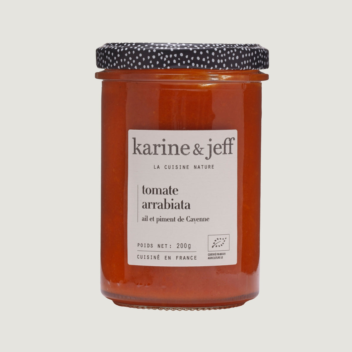 Sauce tomate arrabiata - ail et piment de Cayenne