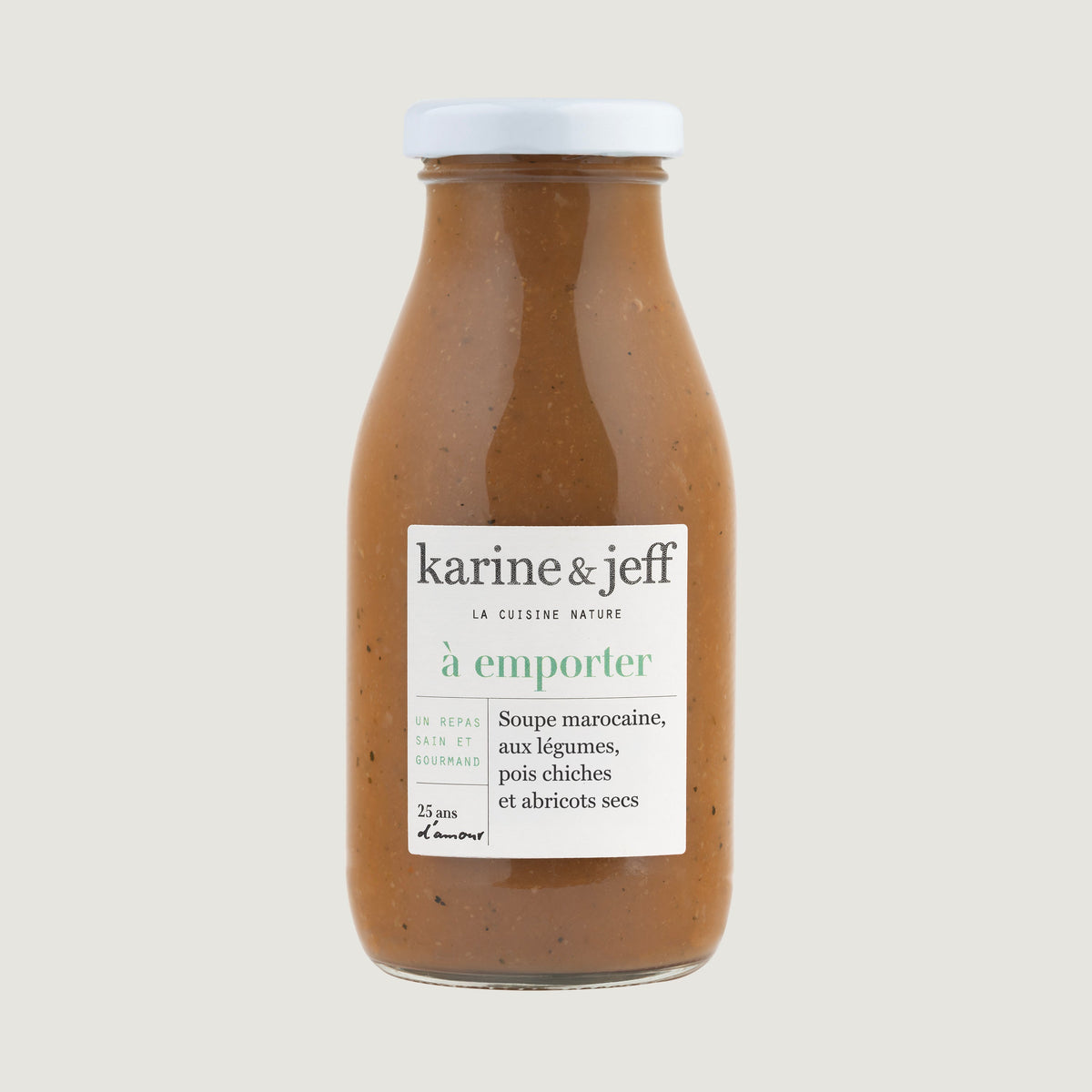 Soupe Marocaine - aux légumes, pois chiches et abricots secs 25 cl